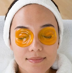máscara de ollos para o rexuvenecemento da pel